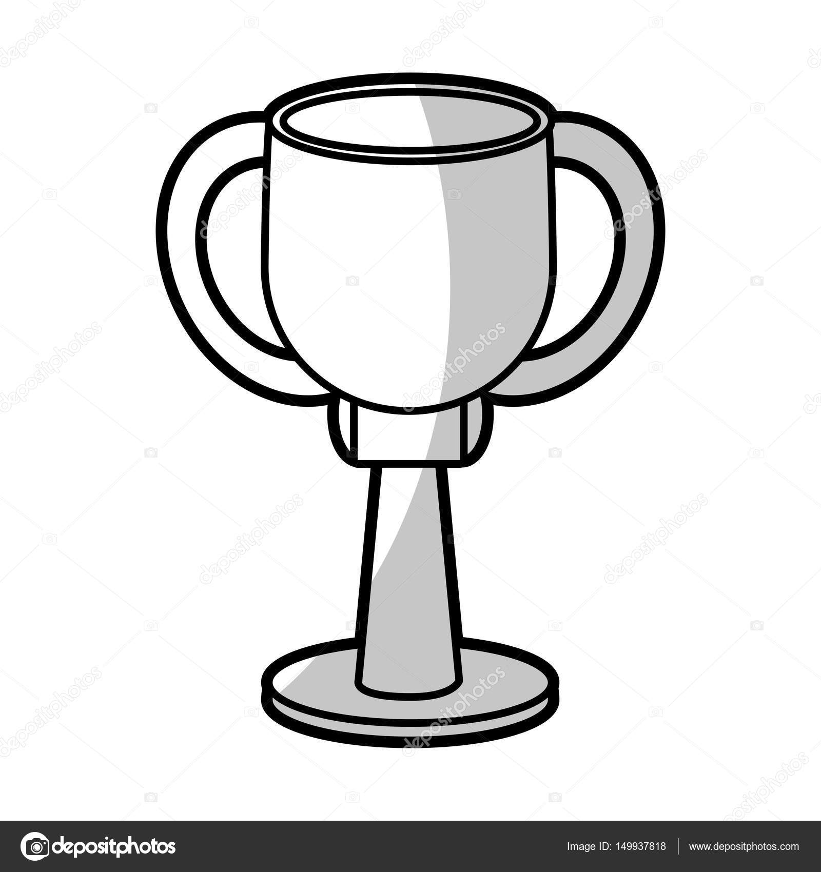 Winner cup trophy prize - shadow Stock Vector by ©jemastock 149937818, image size:1600x1700