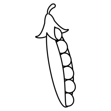 bezelye kabuğu gıda sağlıklı görüntü anahat