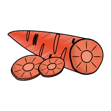 Çizim havuç yemek beslenme