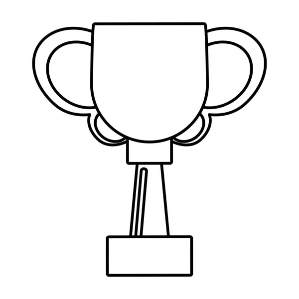 Pemenang trofi bola penghargaan garis besar - Stok Vektor