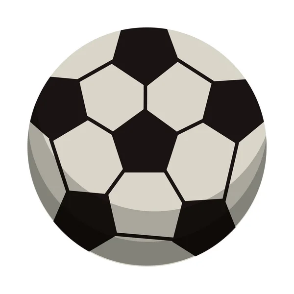 Pallone calcio attrezzature sportive — Vettoriale Stock