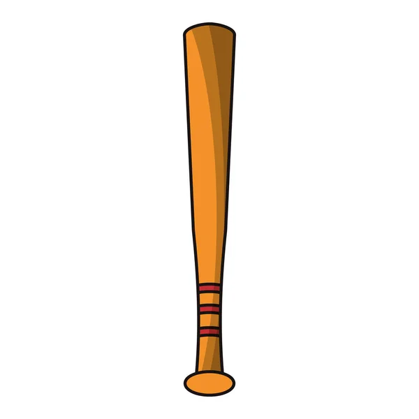 Baseball bat sport kép — Stock Vector