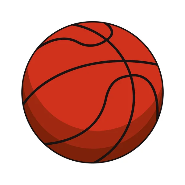 Pallone da basket immagine sport — Vettoriale Stock