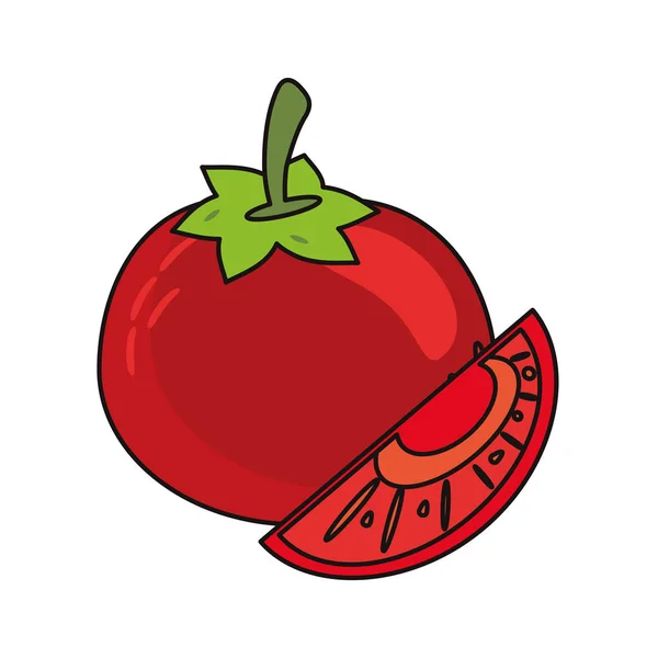 Tomaten Gemüse Lebensmittel frisch — Stockvektor