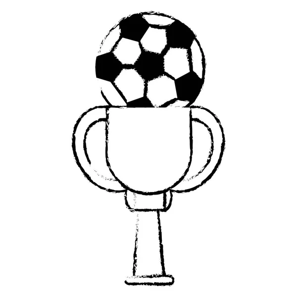 Fußball-Pokalsieg — Stockvektor