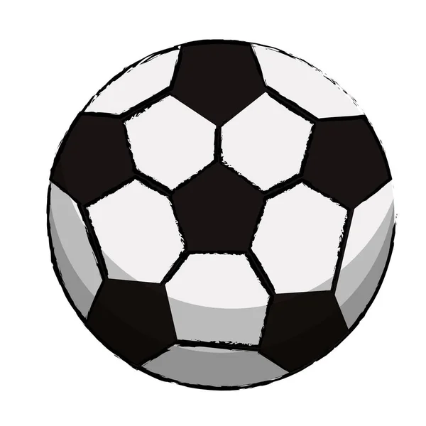 Αθλητισμός ποδόσφαιρο μπάλα εικόνας — Διανυσματικό Αρχείο
