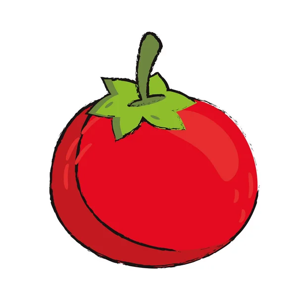 Diet tomat makanan sehat - Stok Vektor