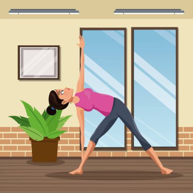 kadın pratik yoga meditacion