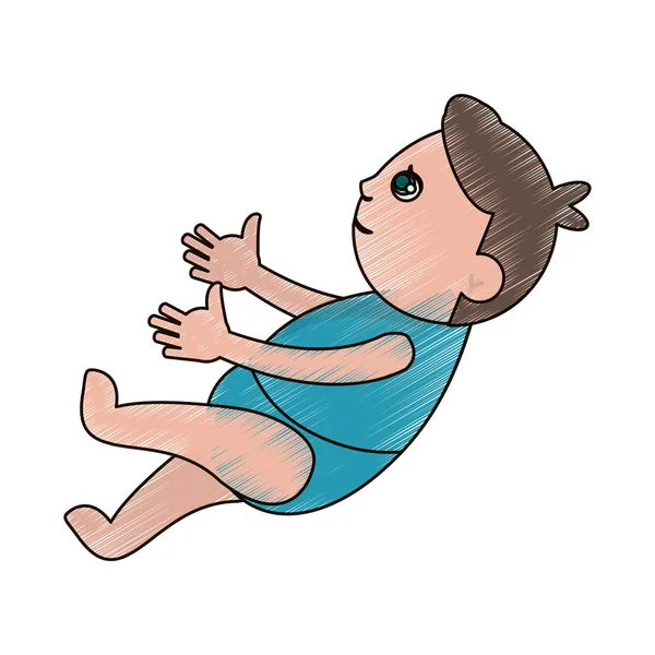 Çizim bebek oğlum yeni doğan