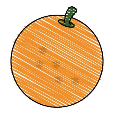 turuncu vektör çizim