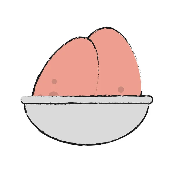 Huevos vector ilustración — Vector de stock
