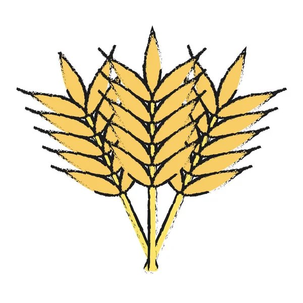 Illustration vectorielle de blé — Image vectorielle