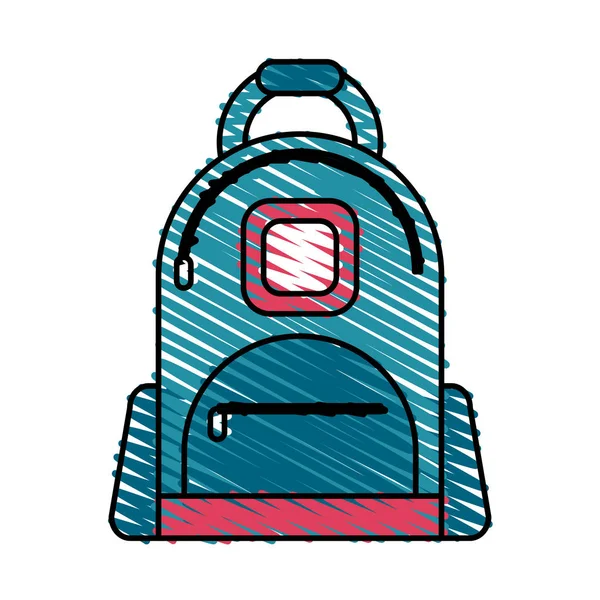 Sırt çantası vektör çizim — Stok Vektör