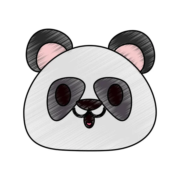 Illustrazione vettoriale panda — Vettoriale Stock