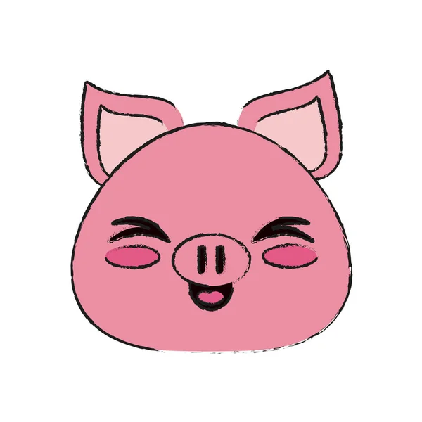 Schweinevektorillustration — Stockvektor