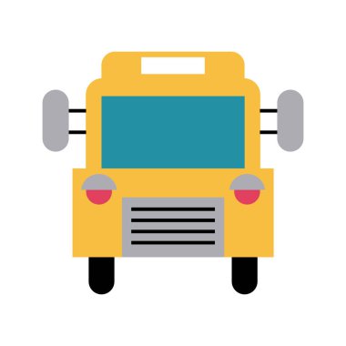 okul otobüsü frontview simge görüntüsü 