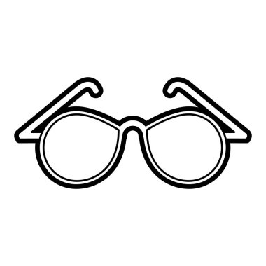 gözlük vektör çizim