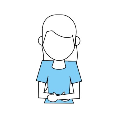 kadın vektör illustraiton