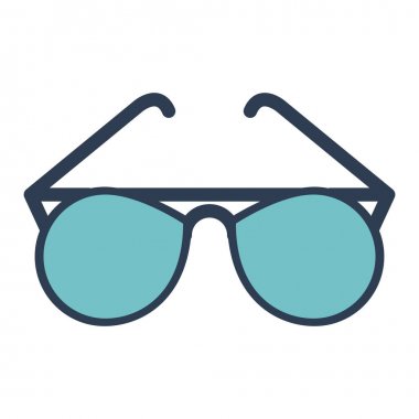 yuvarlak çerçeve gözlük simge görüntüsü 