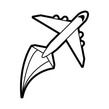 Uçak vektör çizimi