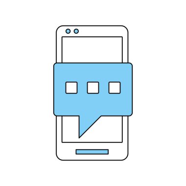 Akıllı Telefon Vektör İllüstrasyonu