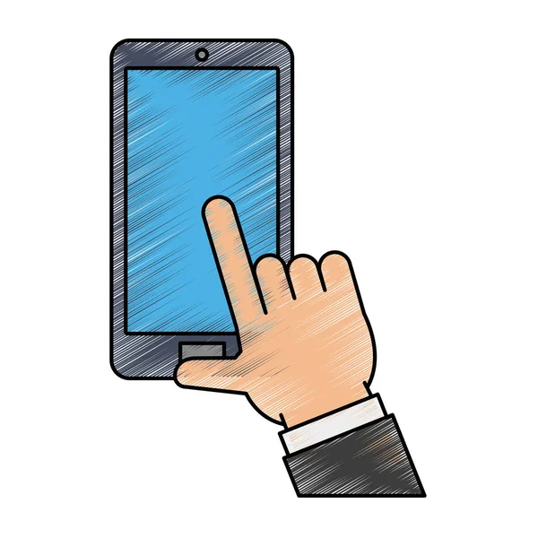 Illustration vectorielle du smartphone — Image vectorielle