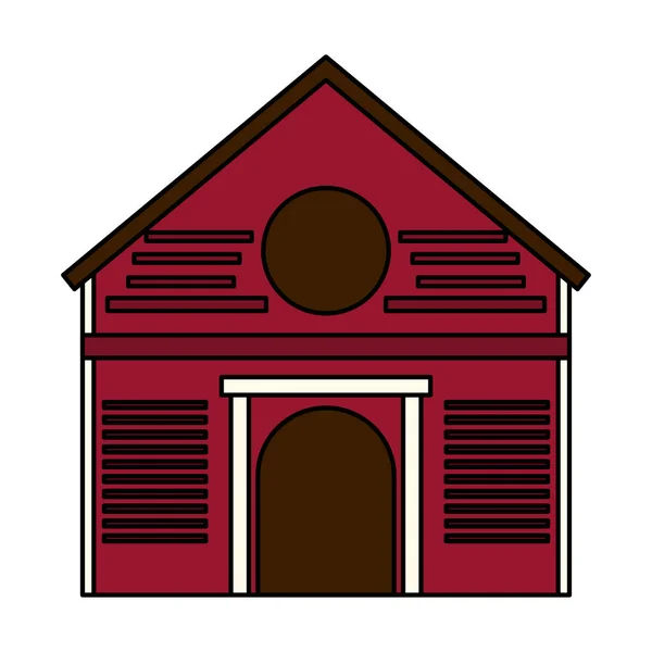 Зображення значка ранчо будинку — стоковий вектор
