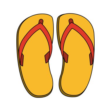 flip flop sandalet simge görüntüsü 
