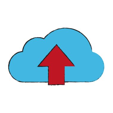 bulut veri vektör çizim