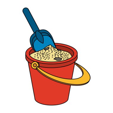 kum simge görüntüsü ile kova 