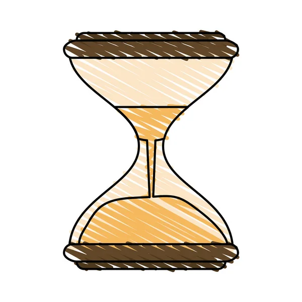 Hourglass vector illustration — Stock Vector