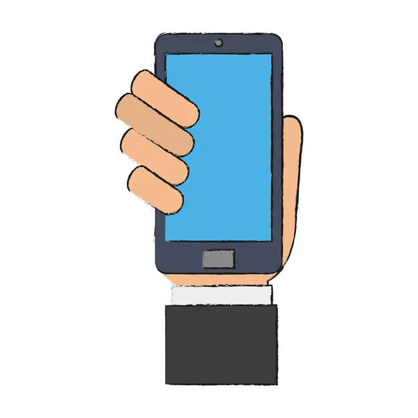 Smartphone Vector Ilustración — Vector de stock