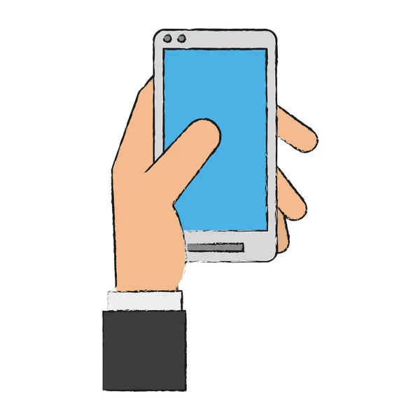 Illustration vectorielle du smartphone — Image vectorielle