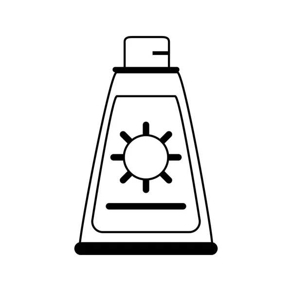 Protezione solare o immagine icona di protezione solare — Vettoriale Stock