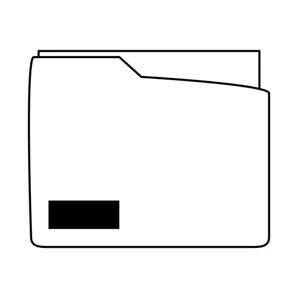 Symbolbild des Dateiordners — Stockvektor