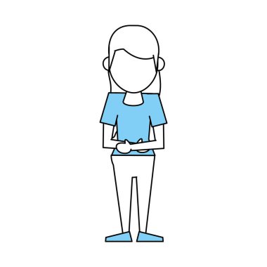 kadın vektör çizim