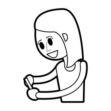 kadın vektör çizim