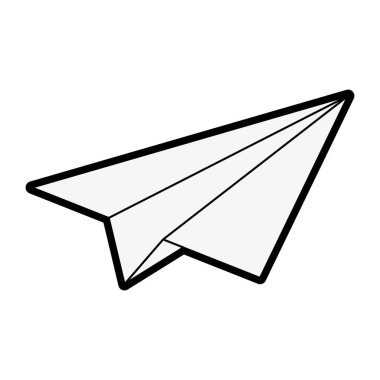 Kağıt Uçak vektör çizim