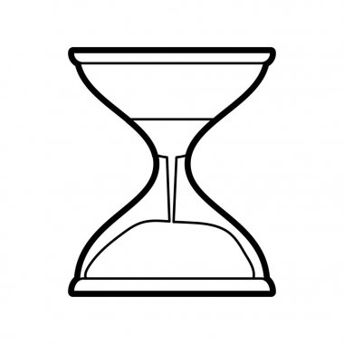 kum saati vektör çizim