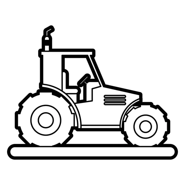Ilustracja wektorowa ciągnika — Wektor stockowy
