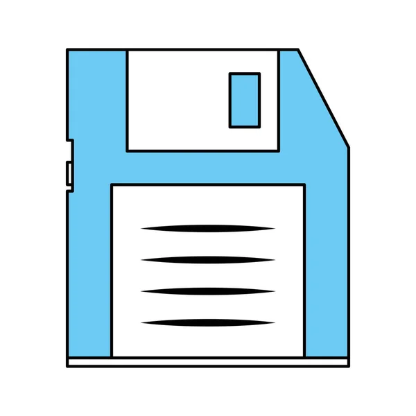 Illustration vectorielle de disquette — Image vectorielle