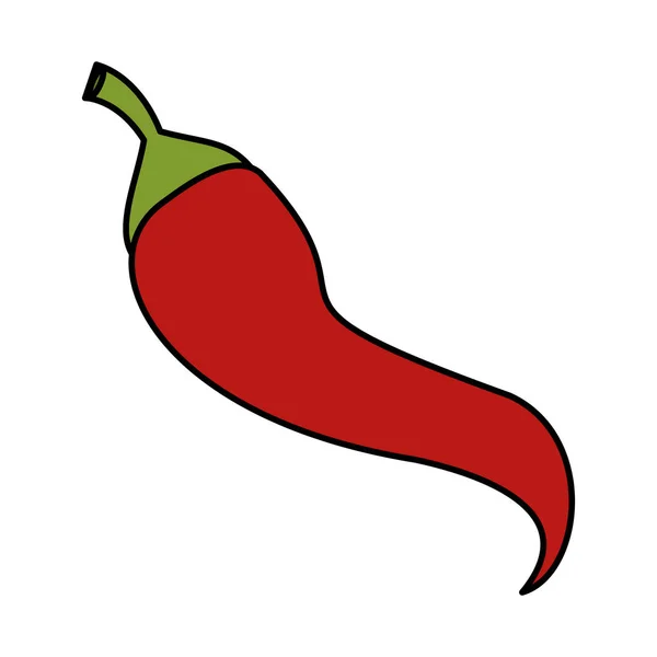 Pimenta ícone vegetal imagem —  Vetores de Stock