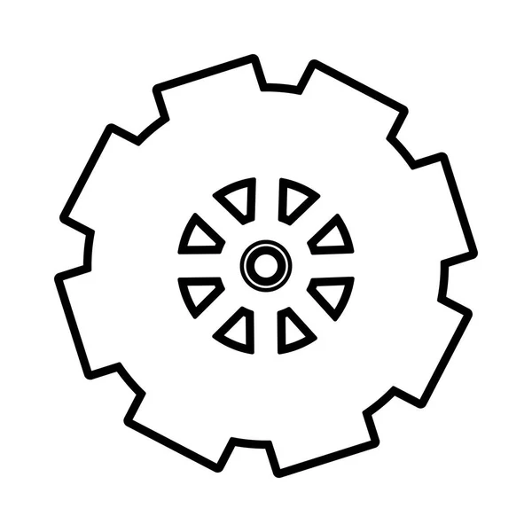 Conception de roue dentée — Image vectorielle