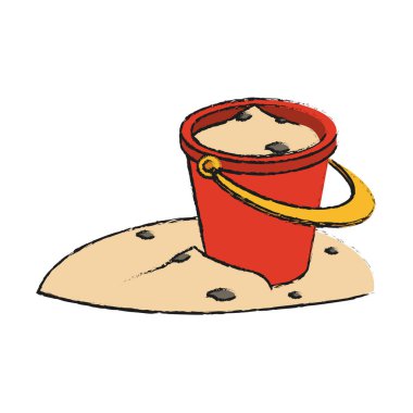 kum kova vektör çizim