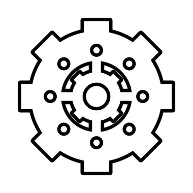 Dişli çark vektör çizim