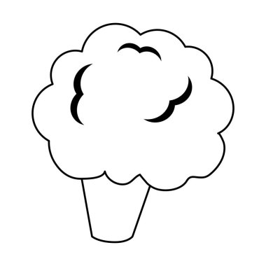 karnabahar veya brokoli simge görüntüsü 