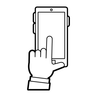 Akıllı Telefon Vektör İllüstrasyonu