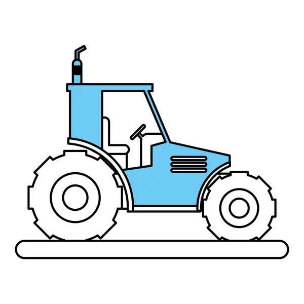 Illustration vectorielle tracteur — Image vectorielle