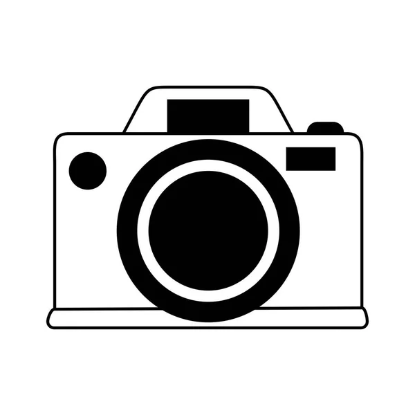 Cámara fotográfica icono imagen vector ilustración diseño — Vector de stock