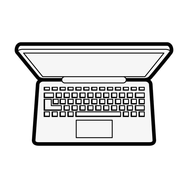 Illustration des Laptop-Vektors — Stockvektor